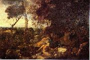 Nicolas Poussin Paysage avec saint Jerome France oil painting artist